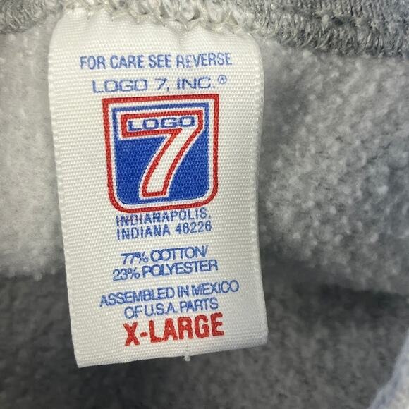 ST. LOUIS RAMS Crewneck Sweatshirt Gray Size XL Large Graphic Logo Front Hit - Picture 3 of 9